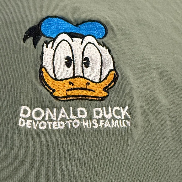 Bonkers Corner Green Donald Duck Printed Round Neck T-shirt - Picture 4 of 8